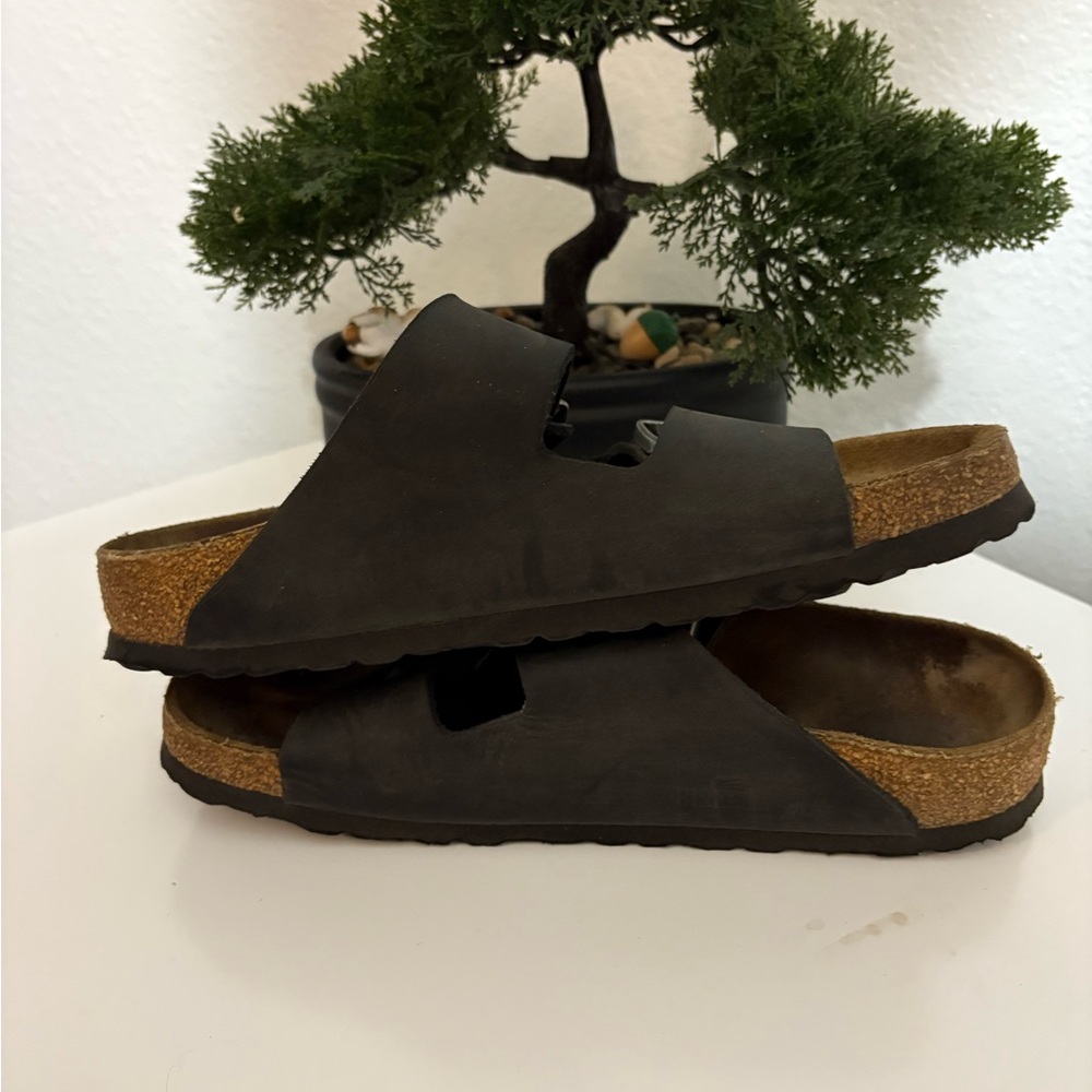 Birkenstock Dark Gray Double-Strap Sandals - Picture 6 of 6